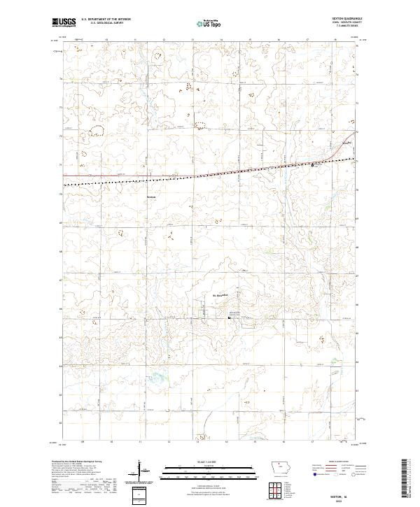Sexton topographic map thumbnail