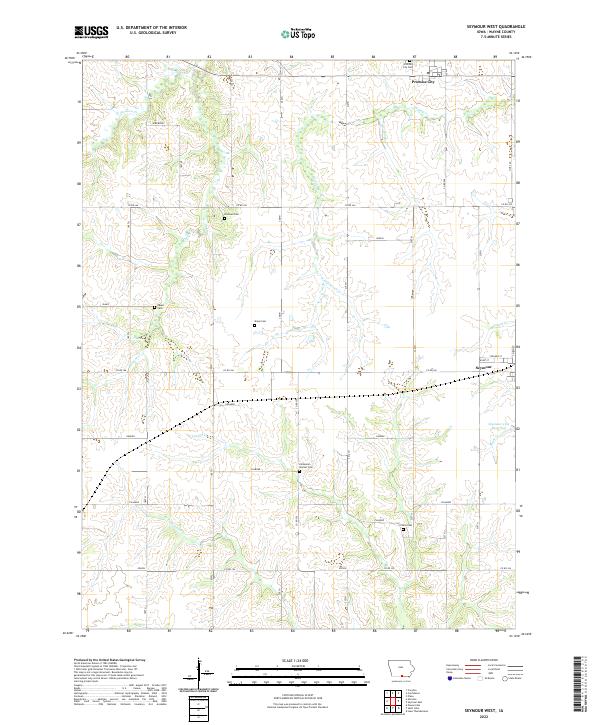 Seymour West topographic map thumbnail