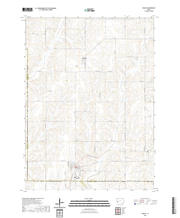 Shelby 2022 topographic map thumbnail