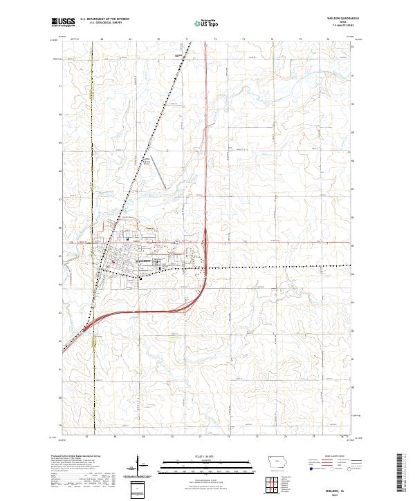 Sheldon topographic map thumbnail