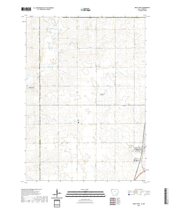 Sibley West 2022 topographic map thumbnail