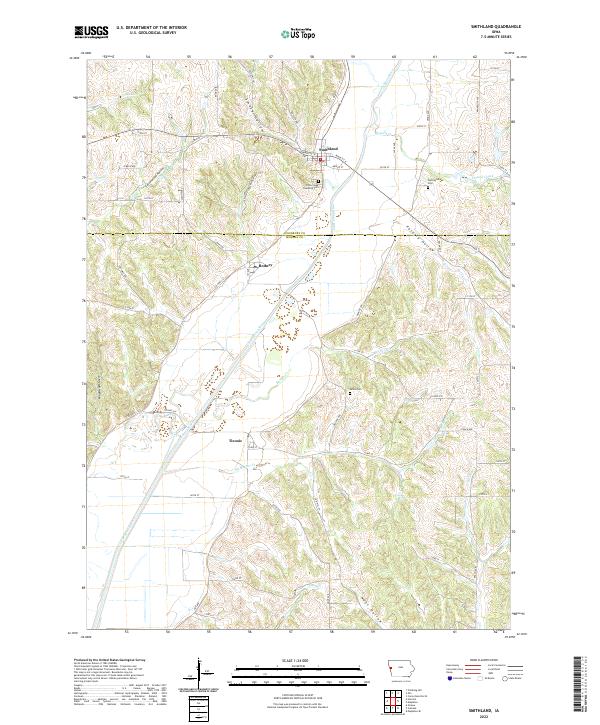 Smithland topographic map thumbnail
