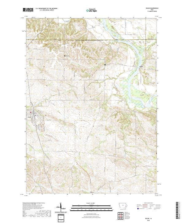 Solon topographic map thumbnail