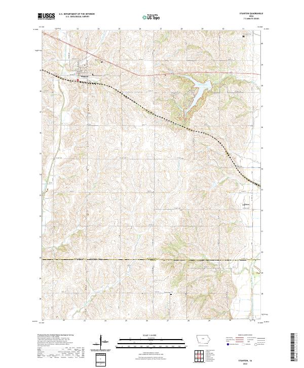 Stanton topographic map thumbnail