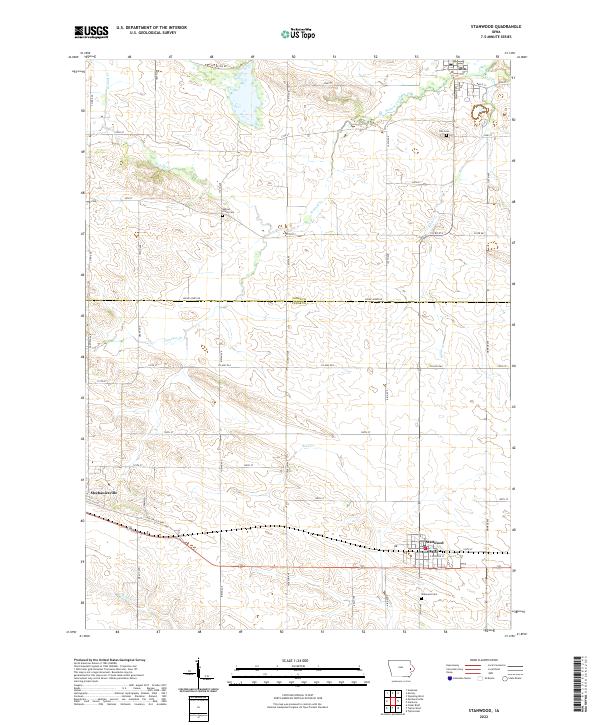 Stanwood topographic map thumbnail