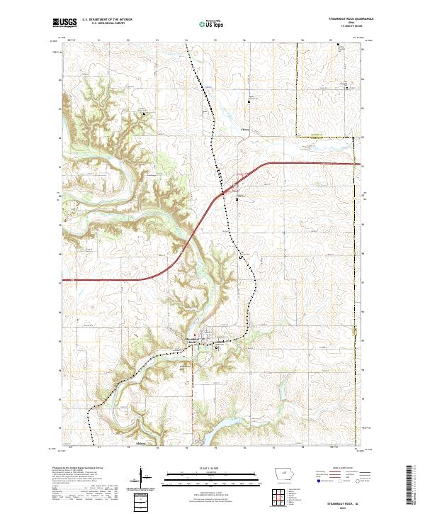 Steamboat Rock topographic map thumbnail