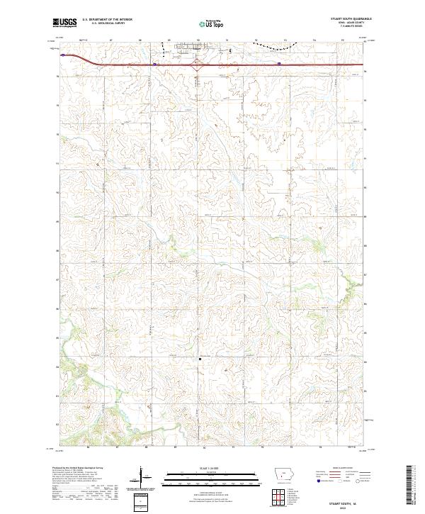 Stuart South 2022 topographic map thumbnail