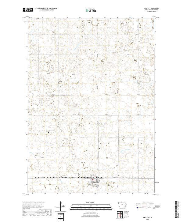 Swea City topographic map thumbnail