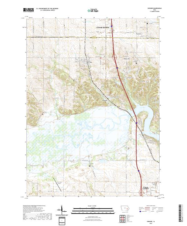 Swisher 2022 topographic map thumbnail