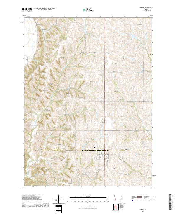 Tabor topographic map thumbnail