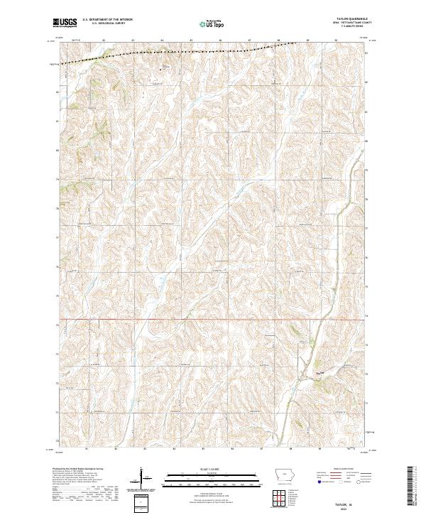 Taylor topographic map thumbnail