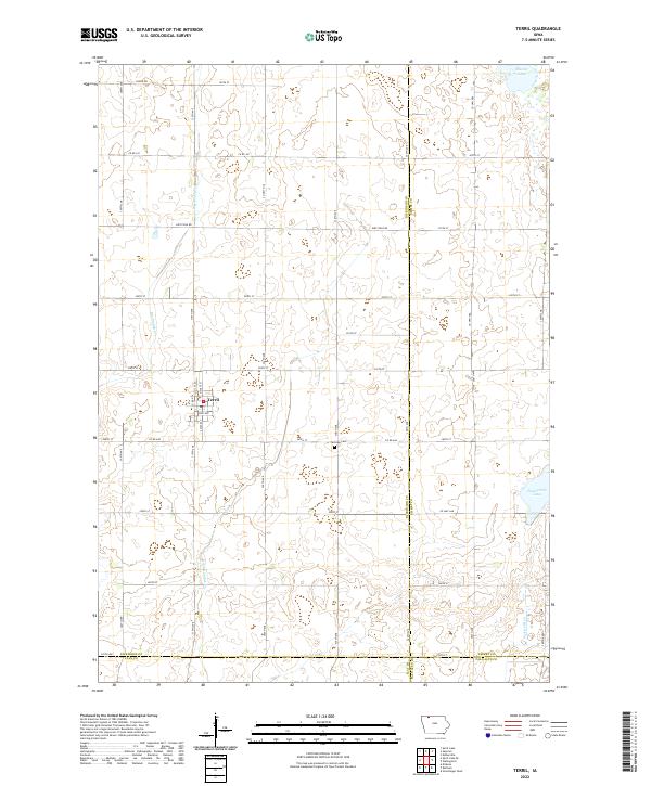 Terril topographic map thumbnail