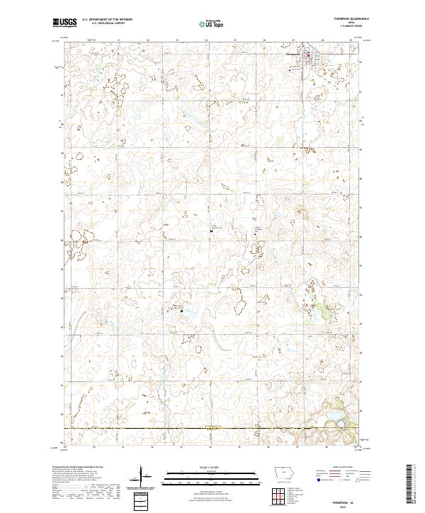 Thompson topographic map thumbnail