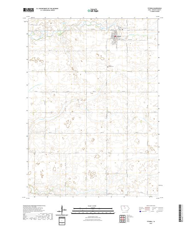 Titonka topographic map thumbnail
