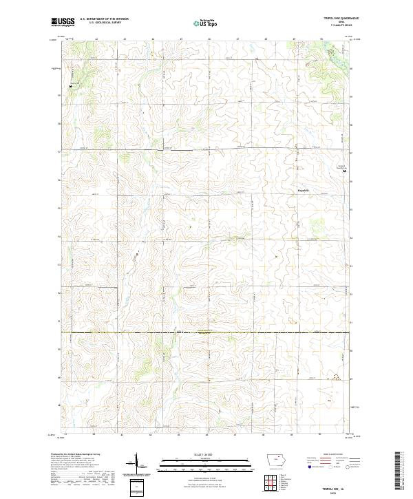 Tripoli NW topographic map thumbnail