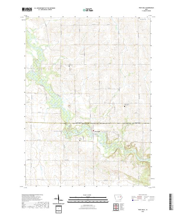 Troy Mills 2022 topographic map thumbnail