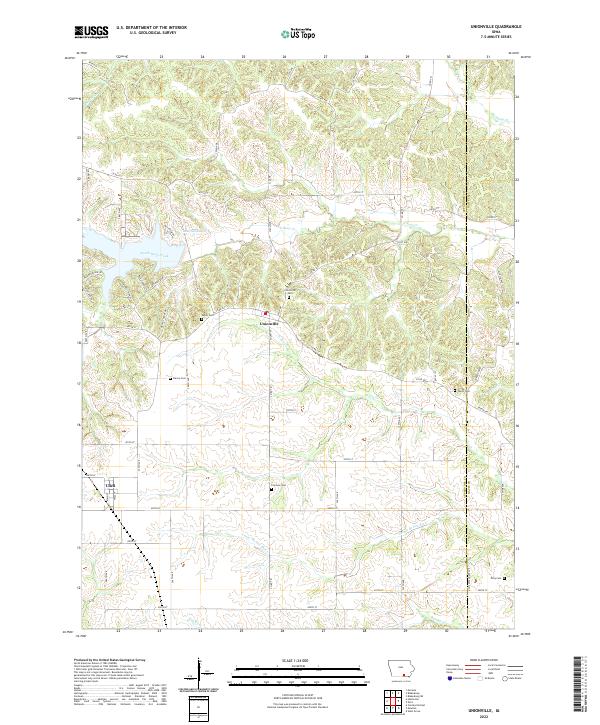 Unionville 2022 topographic map thumbnail