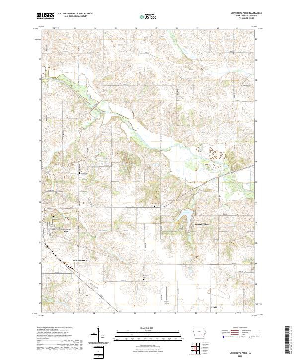 University Park topographic map thumbnail