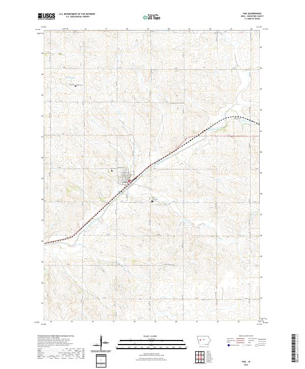 Vail topographic map thumbnail