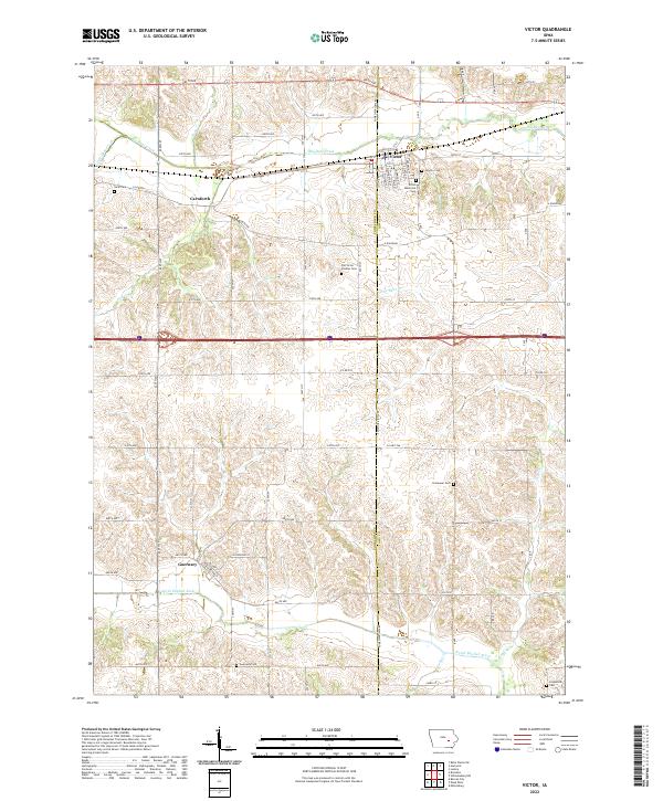 Victor 2022 topographic map thumbnail