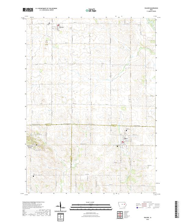 Walker 2022 topographic map thumbnail