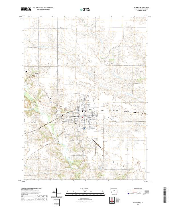Washington 2022 topographic map thumbnail