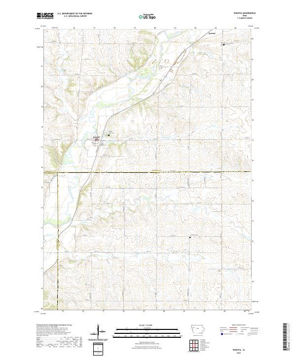 Washta 2022 topographic map thumbnail