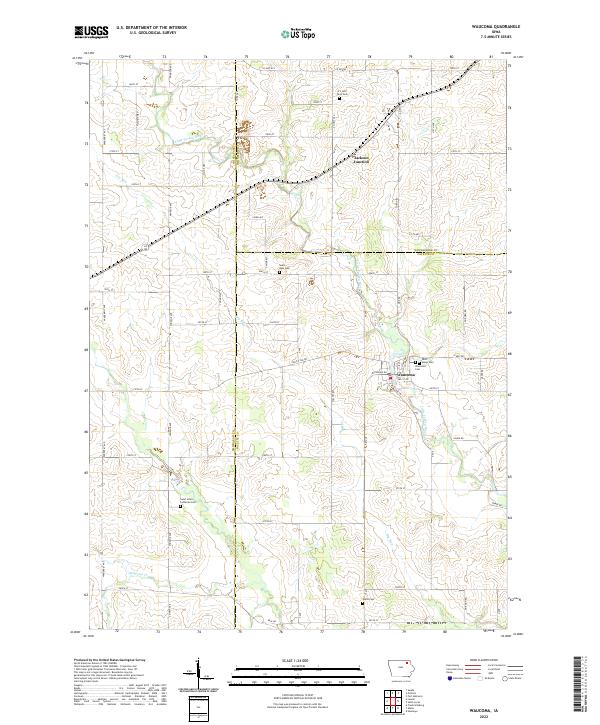 Waucoma 2022 topographic map thumbnail
