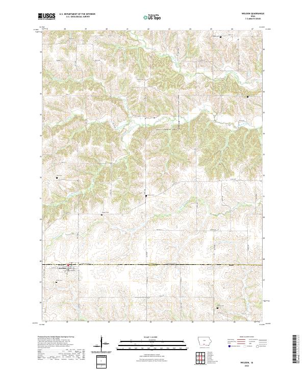 Weldon 2022 topographic map thumbnail