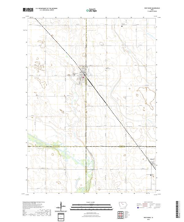West Bend 2022 topographic map thumbnail