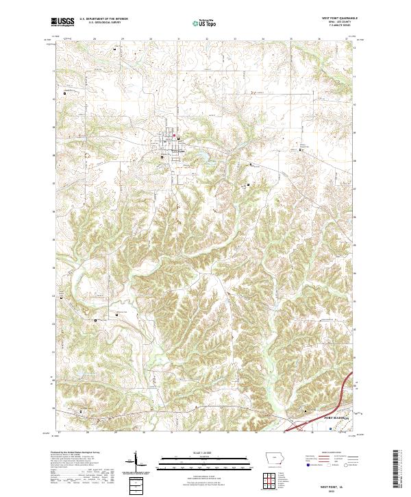 West Point 2022 topographic map thumbnail