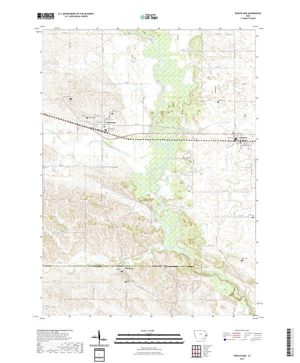 Wheatland 2022 topographic map thumbnail