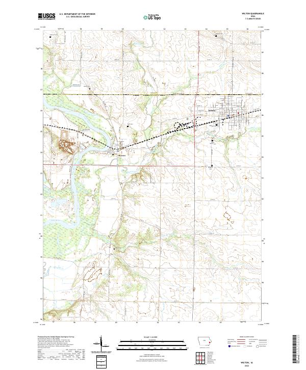 Wilton topographic map thumbnail