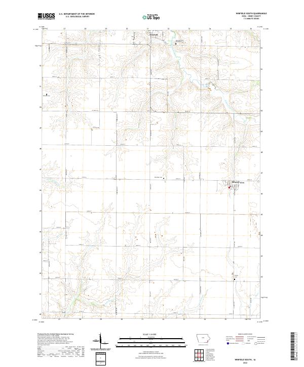 Winfield South topographic map thumbnail