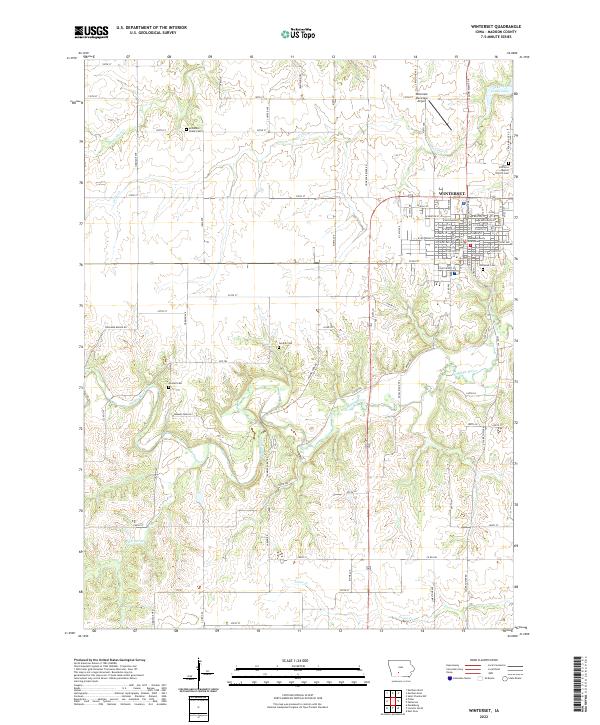 Winterset 2022 topographic map thumbnail