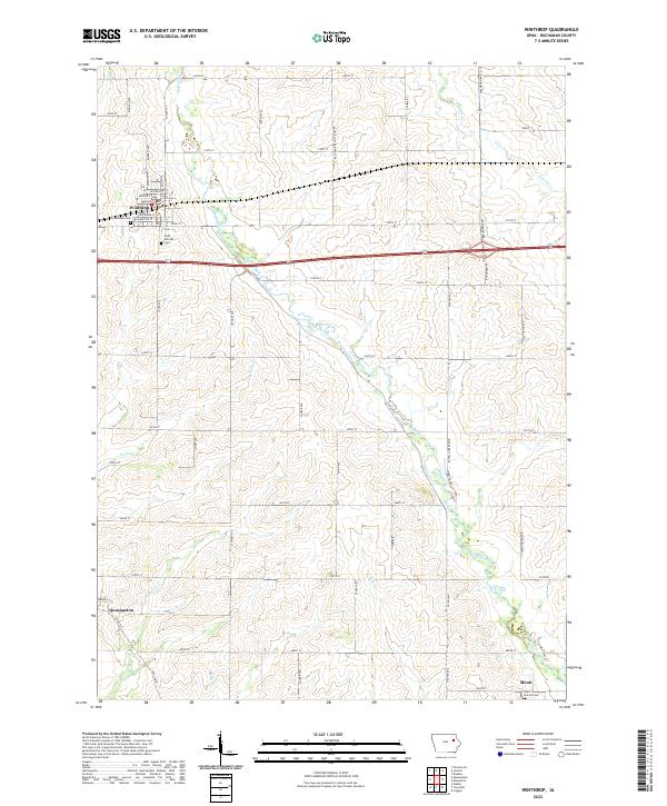 Winthrop 2022 topographic map thumbnail