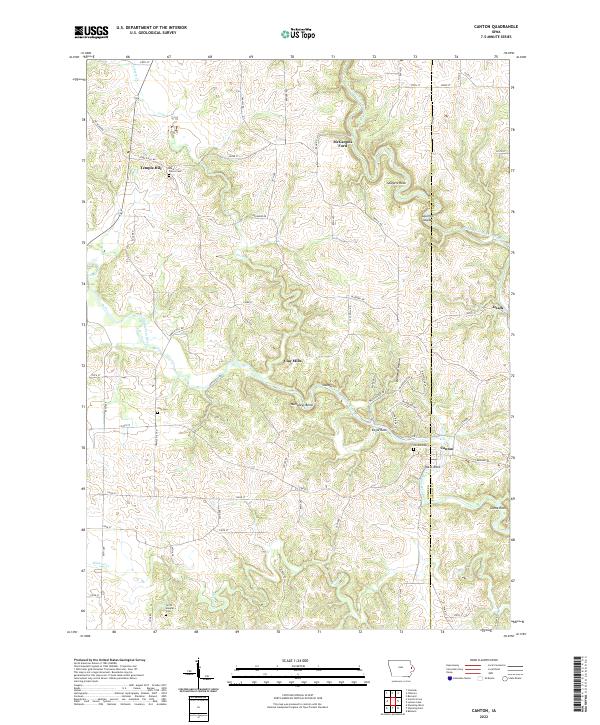 Canton topographic map thumbnail