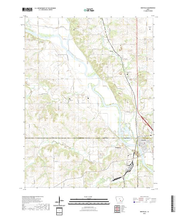 Eddyville topographic map thumbnail