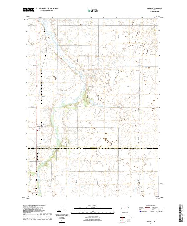 Goodell topographic map thumbnail