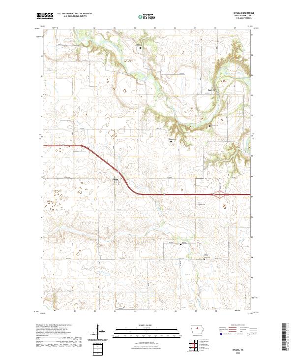 Owasa topographic map thumbnail