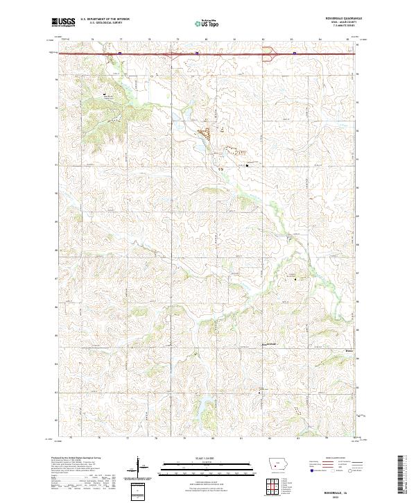 Rosserdale topographic map thumbnail