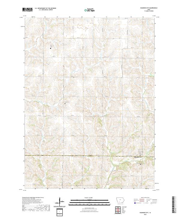 Shannon City topographic map thumbnail