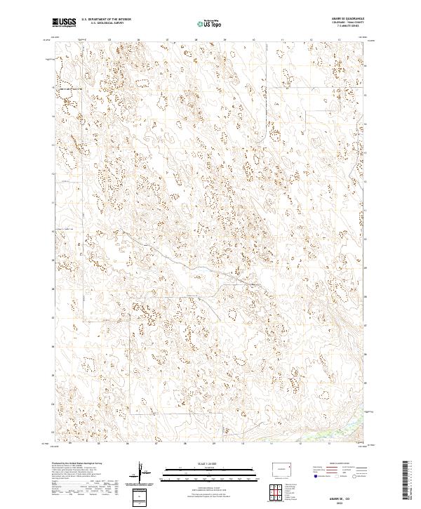 Abarr SE topographic map thumbnail