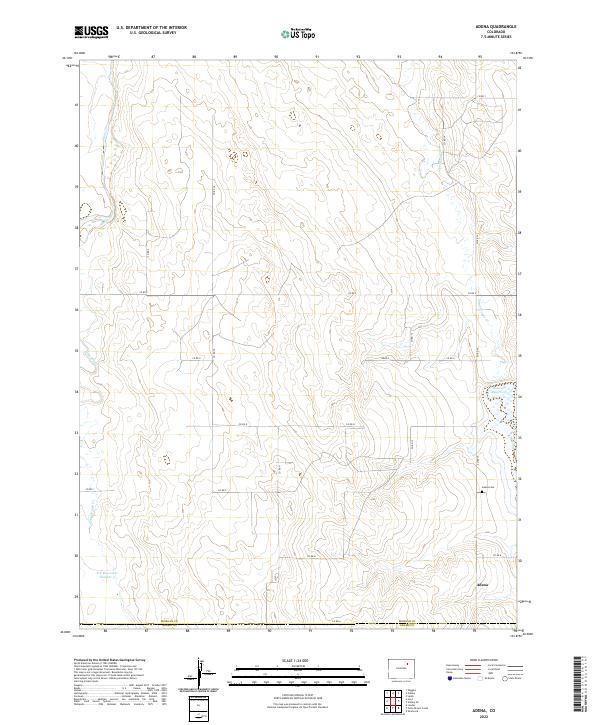 Adena topographic map thumbnail