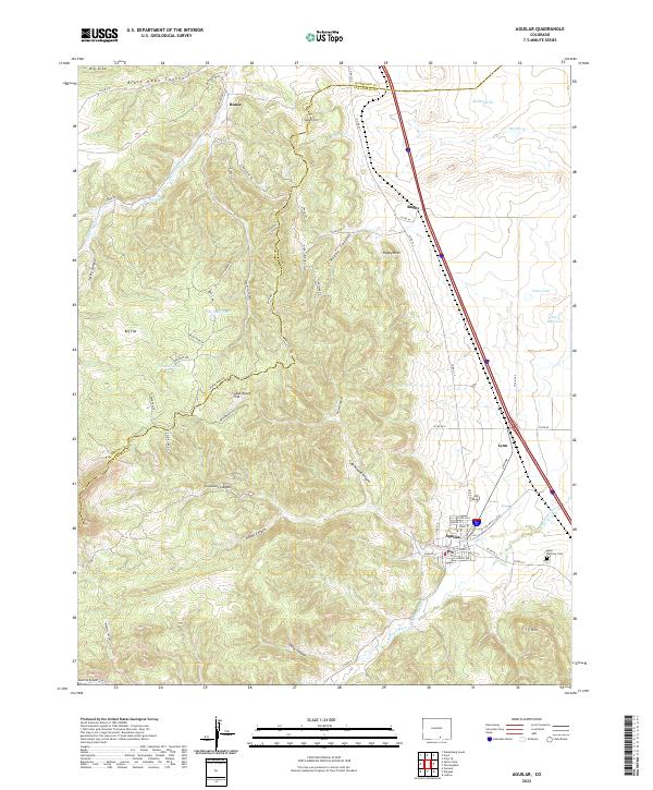 Aguilar topographic map thumbnail