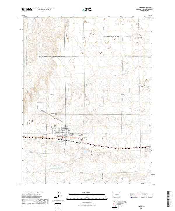 Akron topographic map thumbnail