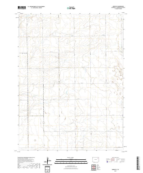 Akron SE topographic map thumbnail