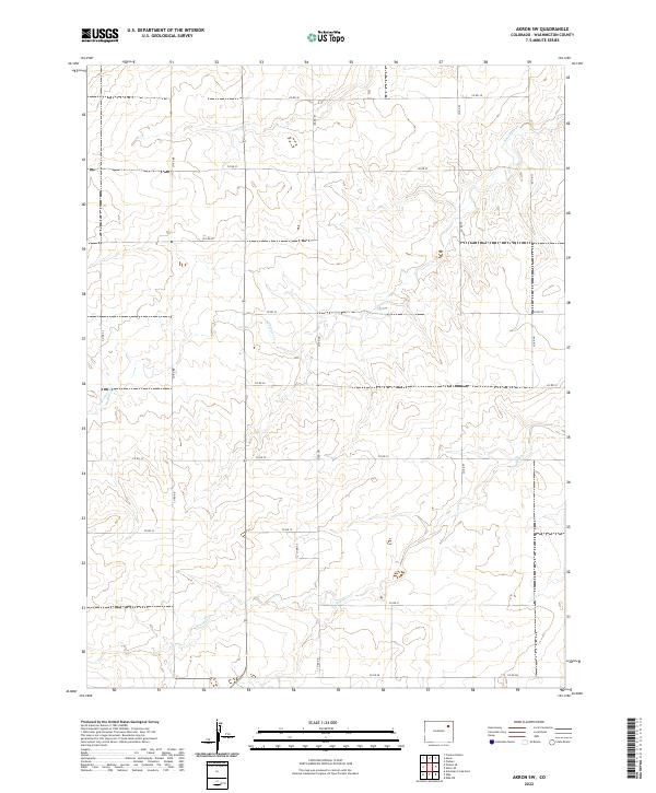 Akron SW topographic map thumbnail