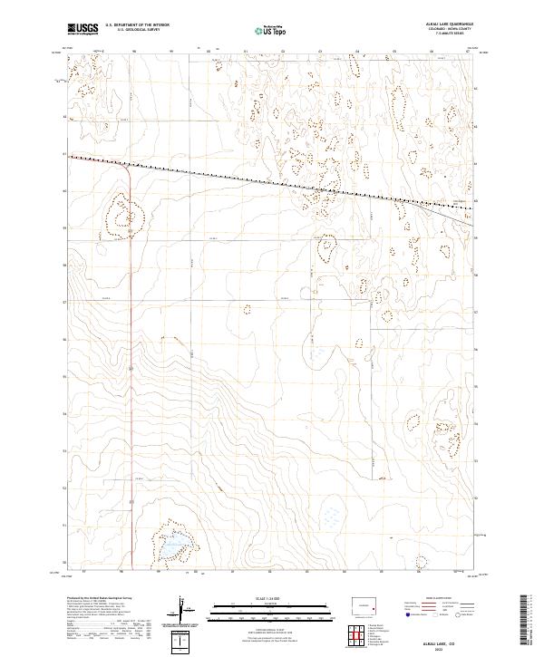 Alkali Lake topographic map thumbnail