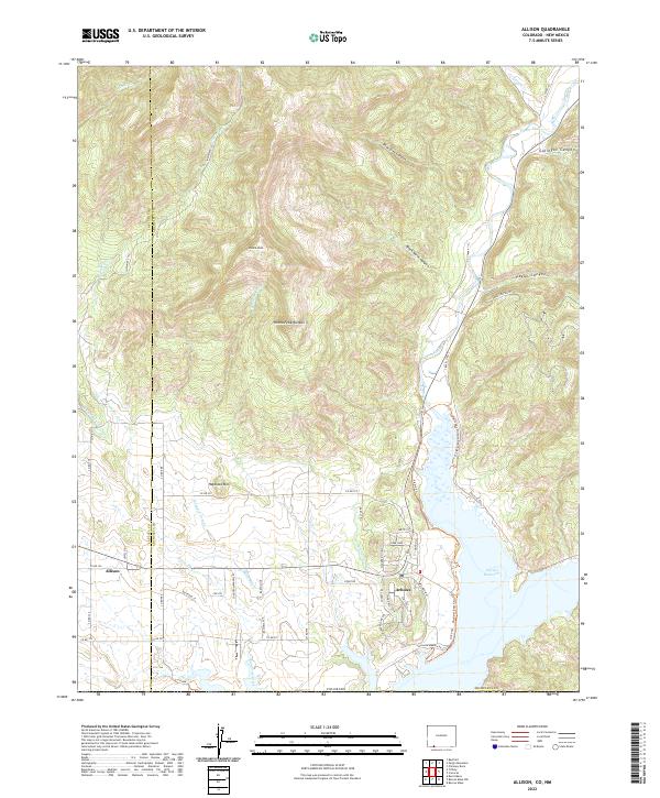 Allison topographic map thumbnail